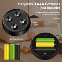 Cadrim Puck Lights 13 Colors Changeable Led Puck Lightings Led Lights For Bedroom Under Cabinet Lights Under Cabinet Lightin