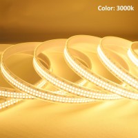 Ledenet Led Strip Lights Warm White 3000K 2400Leds Dc 12V 164Ft5M Double Row 2835 Smd Led Tape Light Flexible Dimmable Ribbon