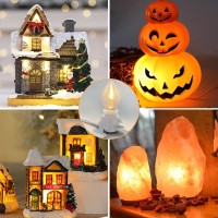 Accessory Cord With 5 Led Light Bulb And Female Plug 11 Ft Christmas Village Light Cord With Clip C7 Led Night Lights For Indo