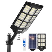 Ofuray 4000W Solar Street Light Outdoor3000K4000K6500K Dimmable Outdoor Solar Light Ip67 Solar Parking Lot Lights Commercial