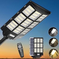 Ofuray 4000W Solar Street Light Outdoor3000K4000K6500K Dimmable Outdoor Solar Light Ip67 Solar Parking Lot Lights Commercial