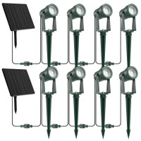 Zyan Solar Landscape Lighting Solar Spot Lights Outdoor For Yard Garden Lawn Plant Tree Wall Pathways Pool Areas With A