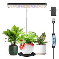 Wiaxulay Grow Lights For Indoor Plants Full Spectrum 78 Led11 In Desktop Plant Grow Light With Metal Base Height Adjustable 7