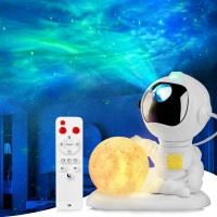 Onekka Astronaut Galaxy Projector Star Projector Galaxy Light Astronaut Starry Nebula Ceiling Led Lamp With Timer And Remote