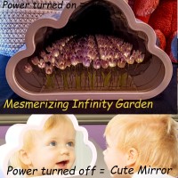 Generic Tulip Mirror Lamp Lampara De Tulipanes Fully Assembled Tulip Mirror Lamp Cloud Night Light And Infinity Flower Mirror