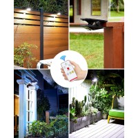 Lifengsoler 118Leds Solar Motion Sensor Lights Outdoor 2 Pack Clip On Solar Lights Outdoor Waterproof High Bright Solar Powere