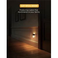 L Lohas Led Night Lights Plug Into Wall Modern Night Light With Dusk To Dawn Sensor Soft White 3000K 0100Lm Dimmable Night L