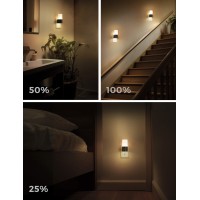 L Lohas Led Night Lights Plug Into Wall Modern Night Light With Dusk To Dawn Sensor Soft White 3000K 0100Lm Dimmable Night L