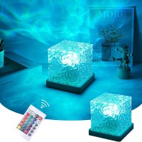 Northern Lights Lamp Led Ocean Wave Projector Light 16 Colors Gradual Ocean Lamp With Remote Control Aurora Glow Lamp Smart T