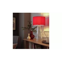 Drum Shade Classic Drum Design For A Ceiling Light Styled In A Bold Deep Red Fabric, It Adds A Great Finishing Touch To A Decorating Theme - Deep Red 20X30Cm