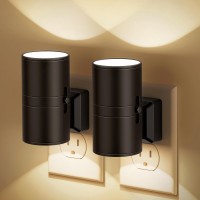 Night Lights Plug Into Wall Dimmable Night Light Plug In Modern Night Lights With Dusk To Dawn Light Sensor Soft White 3000K