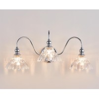 Tlolgt Chrome Bathroom Vanity Lights Modern Crystal Vanity Lighting Fixtures 3Lights Bathroom Lights For Bathroom Bedroom Kitch