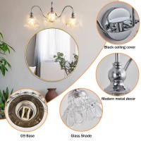 Tlolgt Chrome Bathroom Vanity Lights Modern Crystal Vanity Lighting Fixtures 3Lights Bathroom Lights For Bathroom Bedroom Kitch