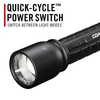 Coast Xp14R 4500 Lumen Usbc Rechargeable Led Flashlight With Slide Focus And Pure Beam Focusing Optic 5 Light Modes