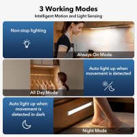 Xlys Closet Lights Motion Sensored Magnetic Light Dimmable Under Cabinet Lighting Wireless 56 Led Rechargeable Cabinet Lights