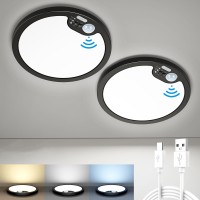 Blnan Rechargeable Battery Operated Motion Sensor Led Ceiling Light 7 Inch 7000Mah 3000K 4000K 6000K Wireless Motion Activated