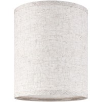 Jerhous Tall Drum Lamp Shades Set Of 2 Medium Oatmeal Linen Textured Lampshade 10Top X 10Bottom X 118Highspider Farmhou