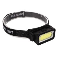 Dauerhaft Led Headlamp Rechargeable, Ride Head Lamp Removable Webbing 1200Mah Real Time Power Display For Running