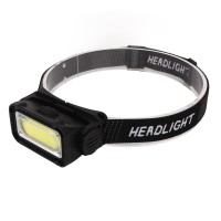 Dauerhaft Led Headlamp Rechargeable, Ride Head Lamp Removable Webbing 1200Mah Real Time Power Display For Running