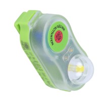 Yctze Led Sea Life Jacket Light, Lithium Conspicuous Light Lamp, Selflighting Lifesaving Flashlight For Aviation, Ideal For Seawater Use (Cyan)