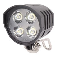 Electric Bike Headlight, 4 High Brightness Light Beads, Easy To Connect, Adaptable To 36V 48V 52V 60V, 1.6M Cable Length, Night Riding Gear For Electric Bikes And Scooters