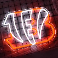 Bengal Neon Signs For Wall Decor Football Neon Light For Football Fans Neon Sign For Man Cave Decor Football Team Neon For Club