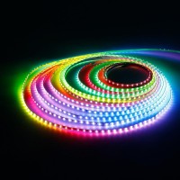 Xnbada 32Ft Ws2812B Ws2812 27Mm Ultra Narrow Led Strip Dc5V 160Ledsm Individually Addressable Dream Color Flexible Smart Ligh