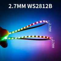 Xnbada 32Ft Ws2812B Ws2812 27Mm Ultra Narrow Led Strip Dc5V 160Ledsm Individually Addressable Dream Color Flexible Smart Ligh