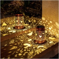 Chicken Solar Lanterns Outdoor Waterproof Hanging Solar Lights Chicken Gifts For Women Men Metal Decorative Led Chicken Lanterns