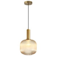 Kco Lighting Amber Glass Globe Pendant Light Mid Century Modern Kitchen Island Pendant Lighting Gold Single Pendant Light Fixtur