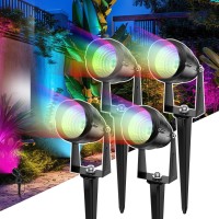 Musuger 1500Lm Led High Brightness Outdoor Landscape Lighting 15W Rgb Color Changing Landscape Lights Remote Control Spotlights