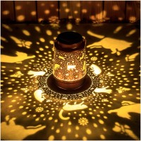 Cat Solar Lanterns Outdoor Waterproof Hanging Solar Lights Cat Gifts For Women Men Metal Decorative Led Cat Lanterns For Garden