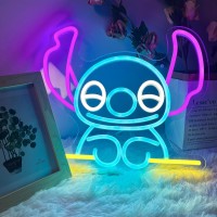 Stitch Neon Signs Stitch Bedroom Lights Stitch Led Lights Stitch Game Room Decorations Neon Stitch Fan Favorite Gifts Childrens