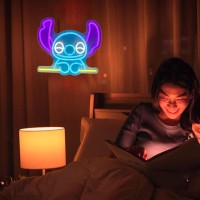 Stitch Neon Signs Stitch Bedroom Lights Stitch Led Lights Stitch Game Room Decorations Neon Stitch Fan Favorite Gifts Childrens