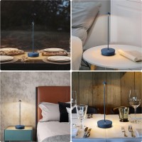 Hblamp 2 Pack Cordless Table Lamp Rechargeable 6000Mah Battery Operated Led Table Light Portable Waterproof Touch Dimmable Tab