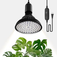 Speeplant Hanging Grow Lights For Indoor Plants 25W 5000K Led Hanging Grow Light With Timer Height Adjustable Hanging Plant L