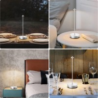 Hblamp 2 Pack Cordless Table Lamp Rechargeable 6000Mah Battery Operated Led Table Light Portable Waterproof Touch Dimmable Tab