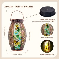 Sunnygarden Bee Solar Lanterns Outdoor Waterproof 138 Large Solar Hanging Lanterns Decorative Solar Lights For Outside Yard T