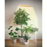 Yadoker Plant Grow Light Led Growing Light Full Spectrum For Indoor Plants Bamboo Leaf Design Height Adjustable Automatic Time