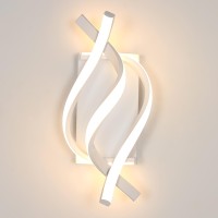 Delipop Wall Sconces Spiral Modern Led Wall Sconce Lighting 3000K Indoor Wall Light Acrylic Led Wall Lamp For Bedroom Bathro