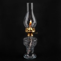 Rahata Small Oil Lamp Chimney 65 Inch Chimney Transparent Glass Shade For Clear Hurricane Kerosene Lamp Replacement Small Fla