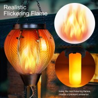 Gibmidser Hot Air Balloon Solar Lantern Solar Powered Hot Air Balloon Lights Outdoor Hanging Solar Lanterns Waterproof For Gard