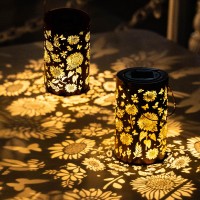 Solar Lanterns 2 Sets Outdoor Waterproof Hanging Solar Lantern For Backyard Porch Patio Lawn Pathway Decor Yard Decorations Ou