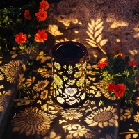 Solar Lanterns 2 Sets Outdoor Waterproof Hanging Solar Lantern For Backyard Porch Patio Lawn Pathway Decor Yard Decorations Ou