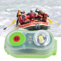 Life Jacket Light, Led Life Jacket Light Lamp Self Lighting Long Service Life Orange Cyan Flashlight Conspicuous Attract Light Lamp (Cyan)