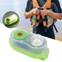 Life Jacket Light, Led Life Jacket Light Lamp Self Lighting Long Service Life Orange Cyan Flashlight Conspicuous Attract Light Lamp (Cyan)