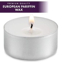 Montopack Unscented White Tealight Candles Bulk 200 8 Hours Of Smokeless Dripless Long Lasting Burning Paraffin Tea Lights