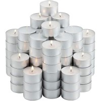 Montopack Unscented White Tealight Candles Bulk 200 8 Hours Of Smokeless Dripless Long Lasting Burning Paraffin Tea Lights