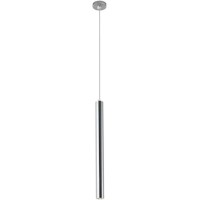 Xq-Gforward 3W Led Bar Pendant Lights Brushed Nickel Long Tube Island Spot Lamp Linear Chandeliers Foyer Staircase Entryway (Size:40Cm,Color:4500K)