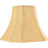 Jerhous Coppery Gold Cut Corner Bell Lamp Shade Medium Lampshade 65Top 13Bottom 106Hightspider Modern Lamp Shade For